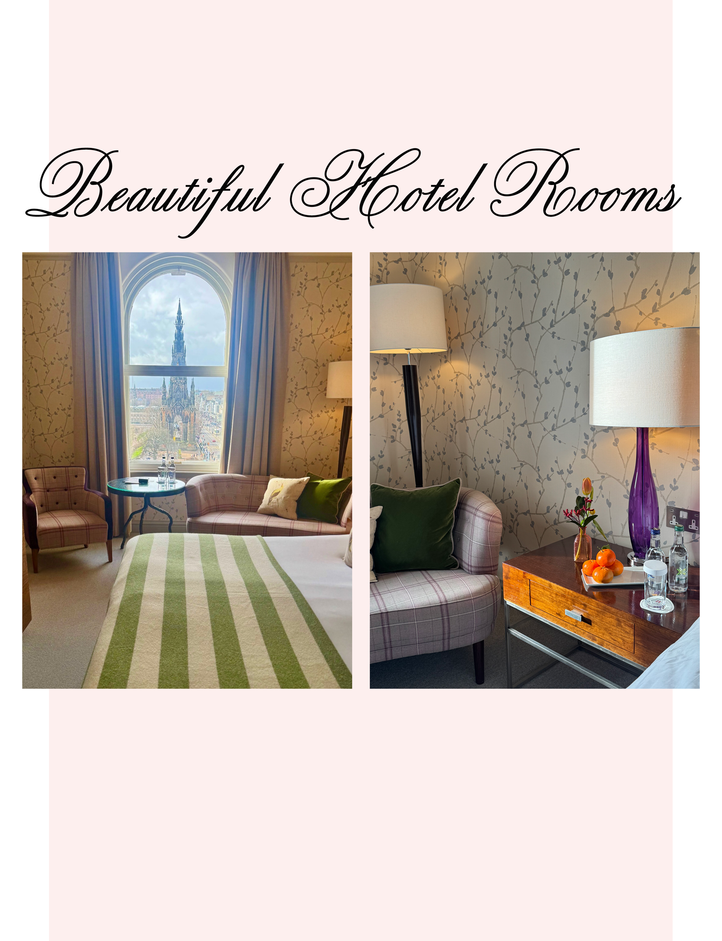 Edinburgh, Scotland beautiful hotel rooms