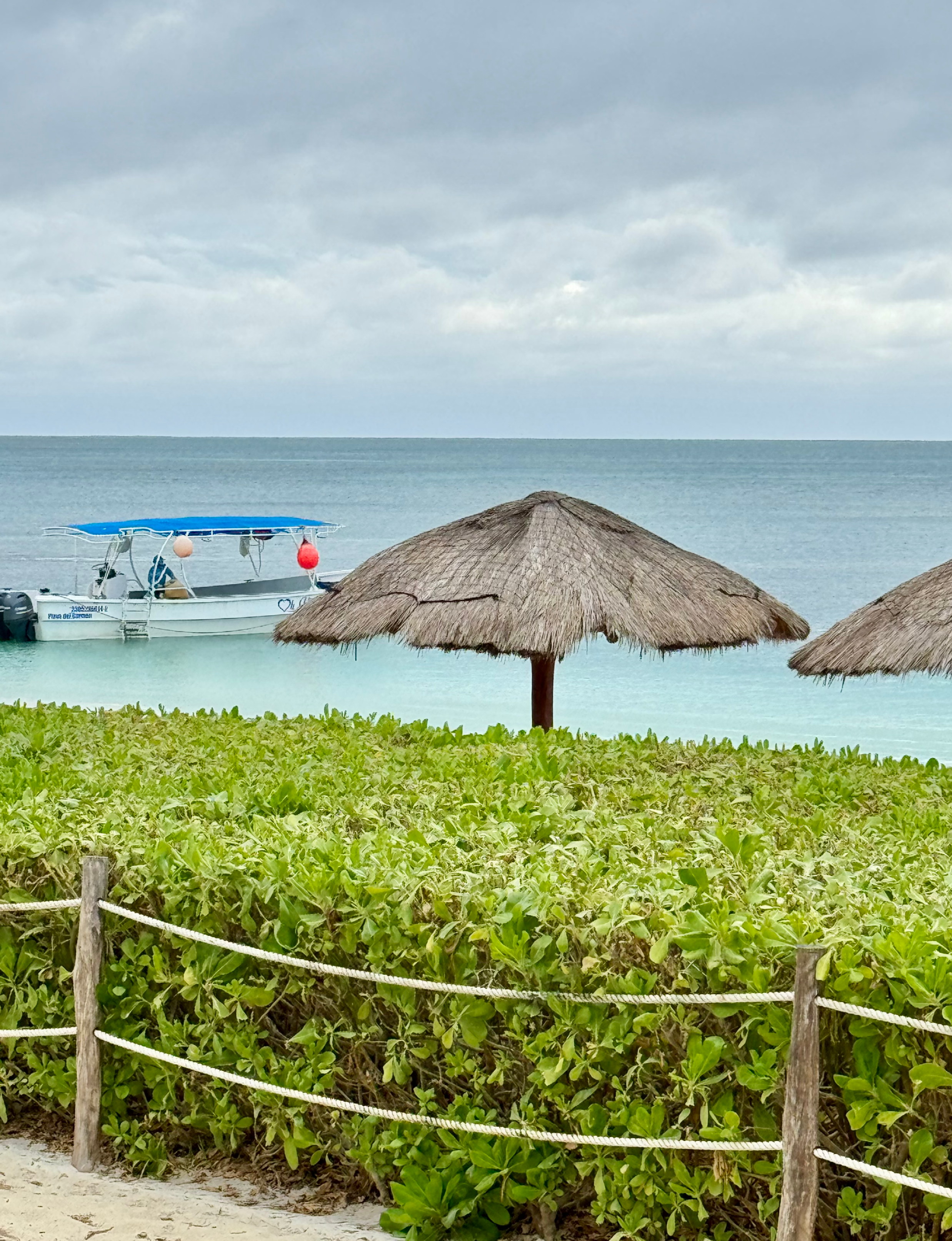 Ocean view from Hyatt Hotel Riviera Maya in Mexico