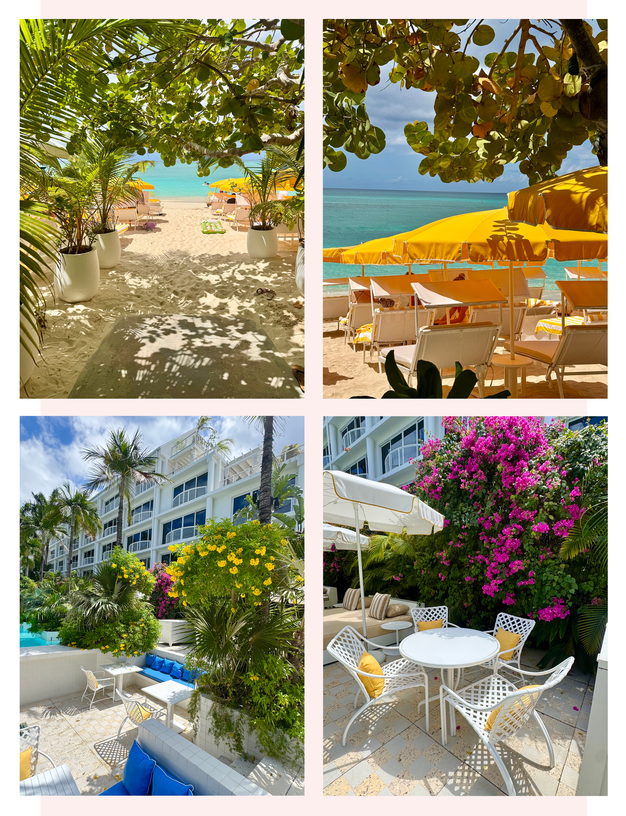 sunny scenes at Palm Heights, a boutique design hotel located along Seven Mile Beach in Grand Cayman