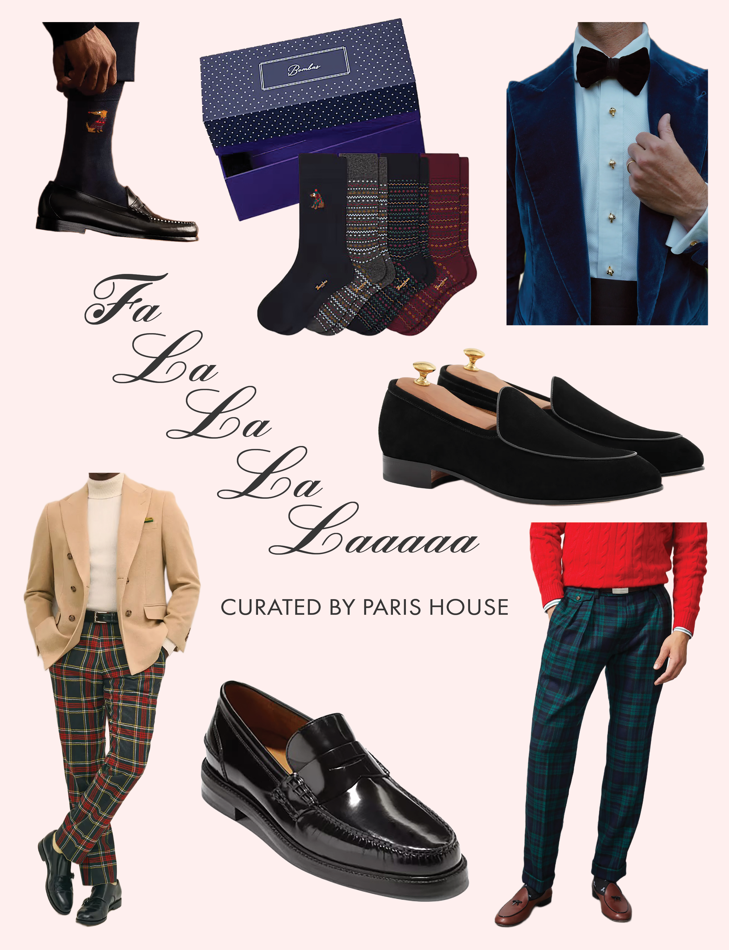 mens fashion for Christmas winter holiday party