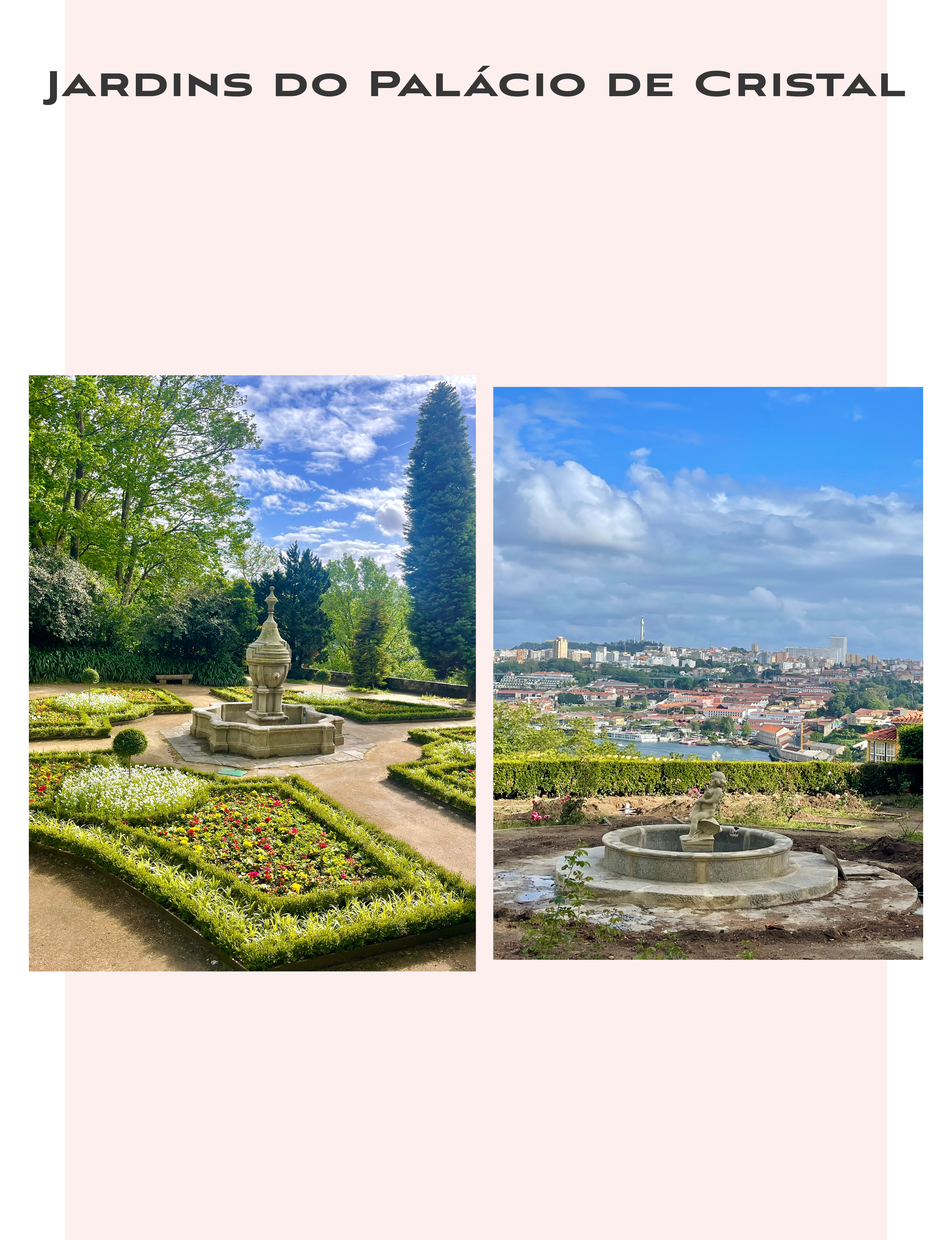Jardins do Palácio de Cristal in Porto, Portugal