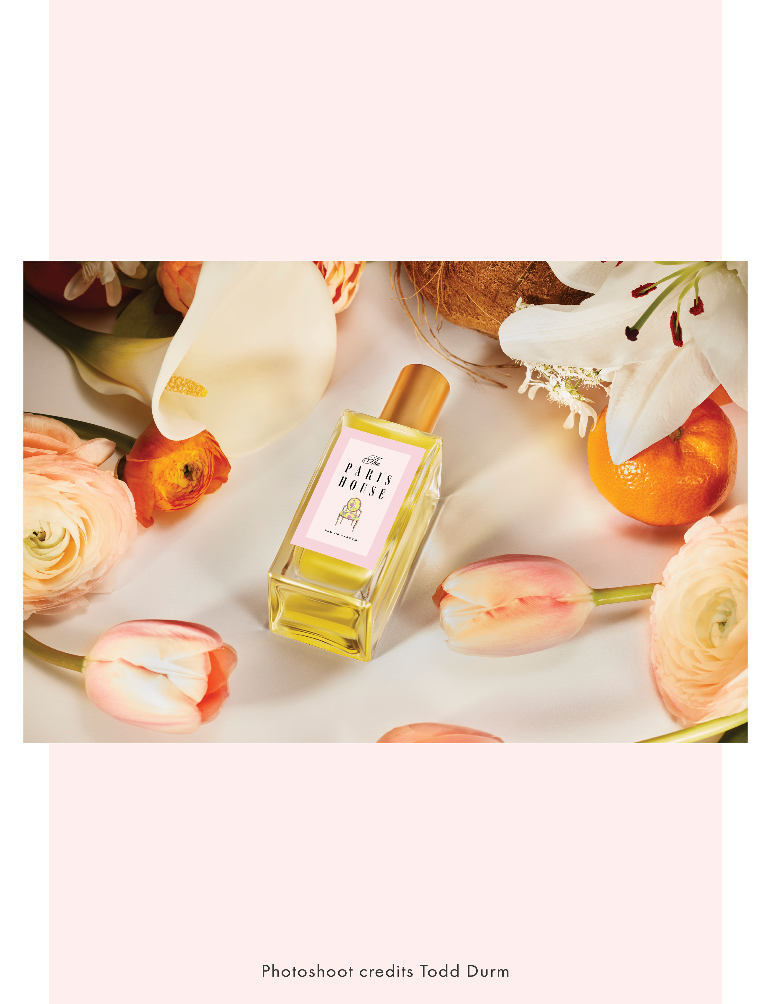 The Paris House eau de parfum photos by Todd Durm