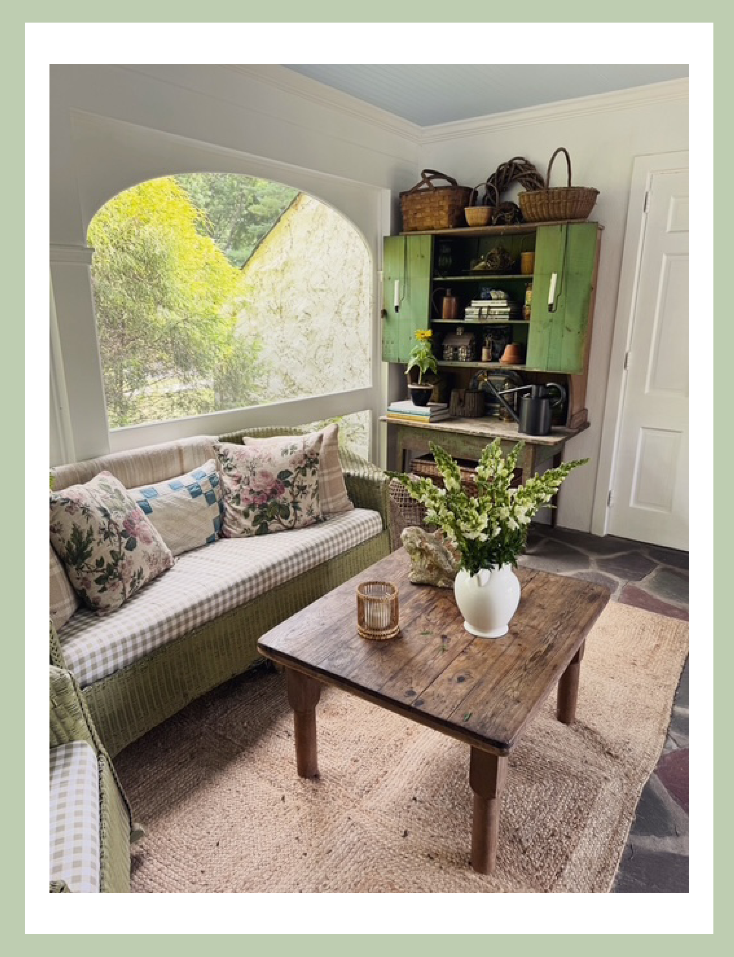 sunny bright living room