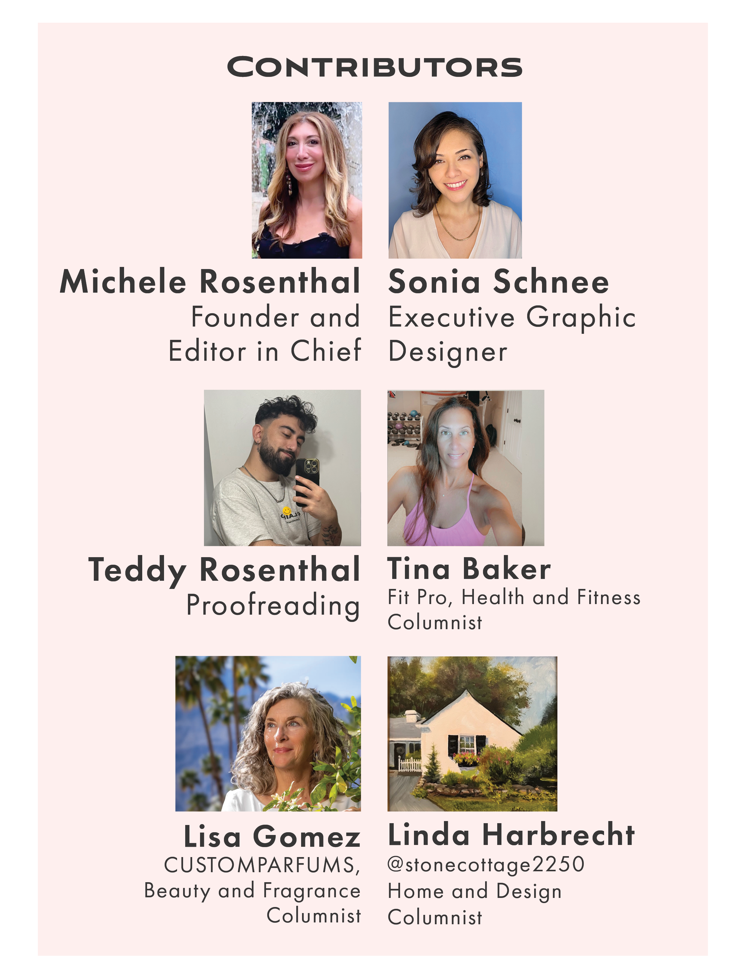 Contributors of The Paris House, Sunday Guides, Summer 2026