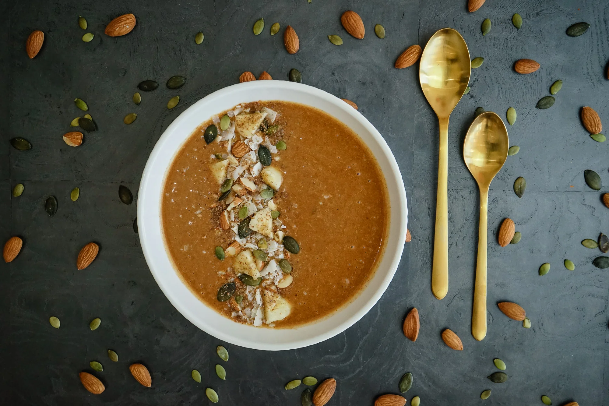 Pumpkin Spice Protein Smoothie Bowl Elle Leonard Pumpkin spice protein smoothie bowl elle leonard