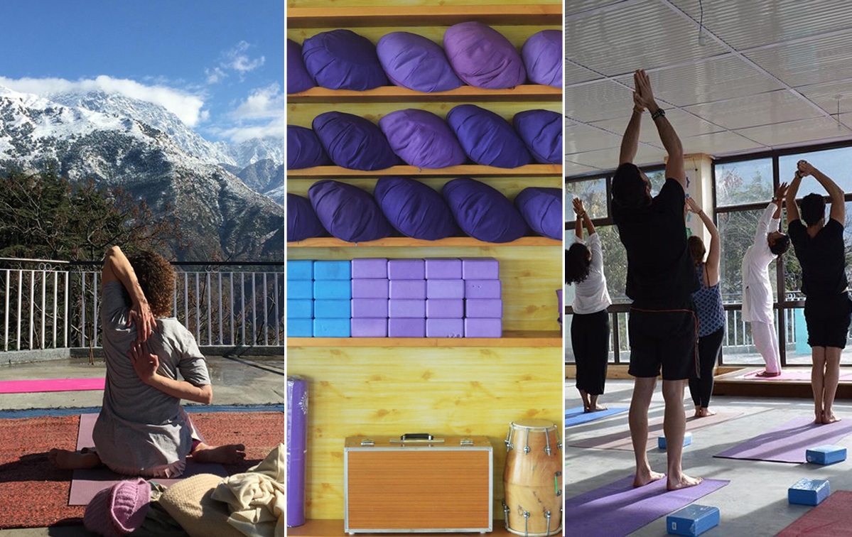 Daily yoga classes: at our rooftop studio with panoramic views of the mountains