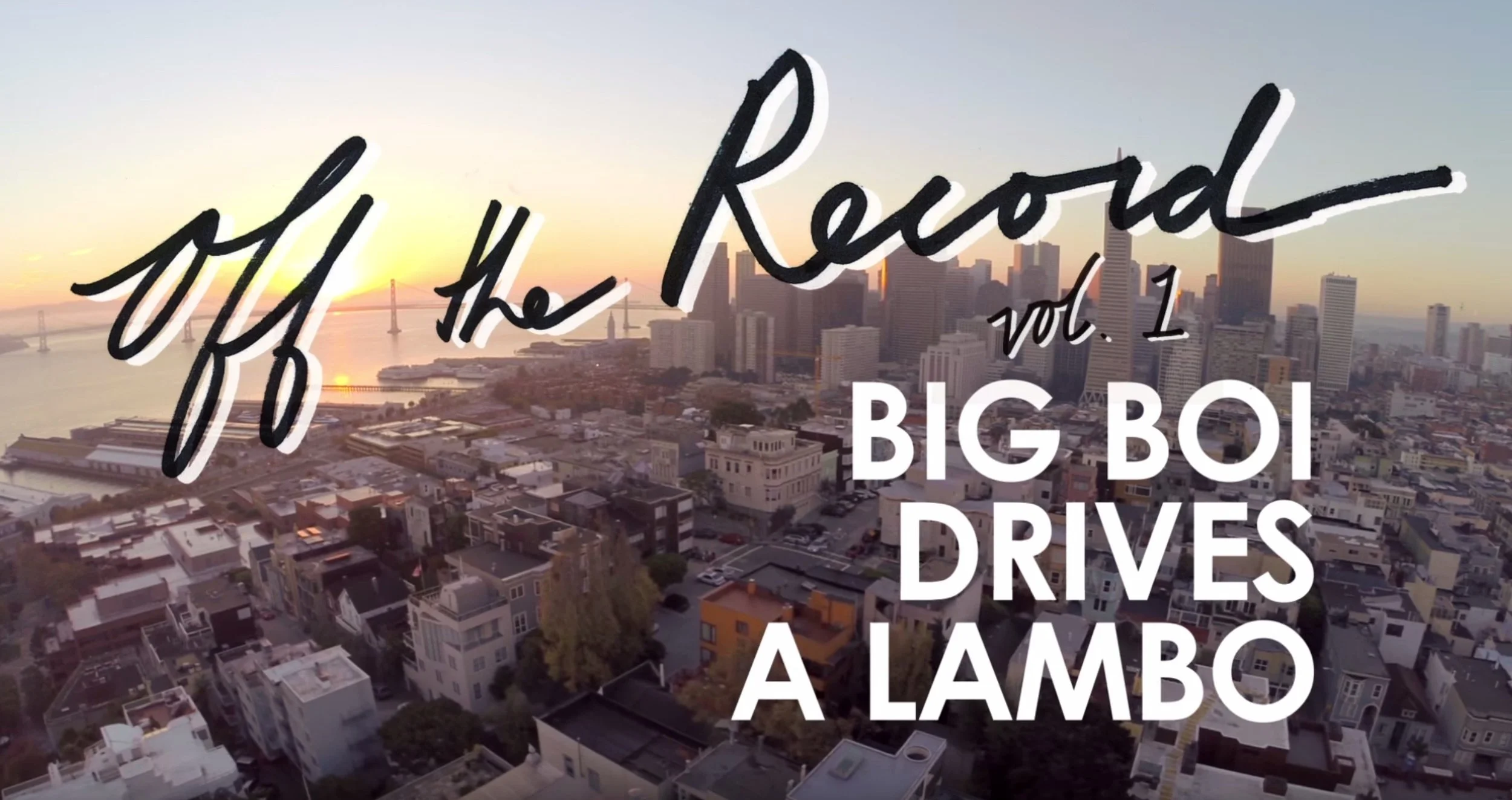 GoPro Music: Off the Record Ep. 1 - Big Boi Drives a Lamborghini | Sound Design & Mixing