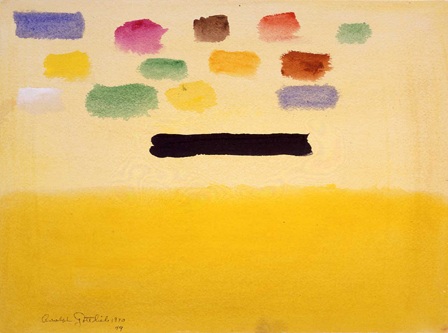 UNTITLED, 1970, acrylic on paper, 9 x 12 “
