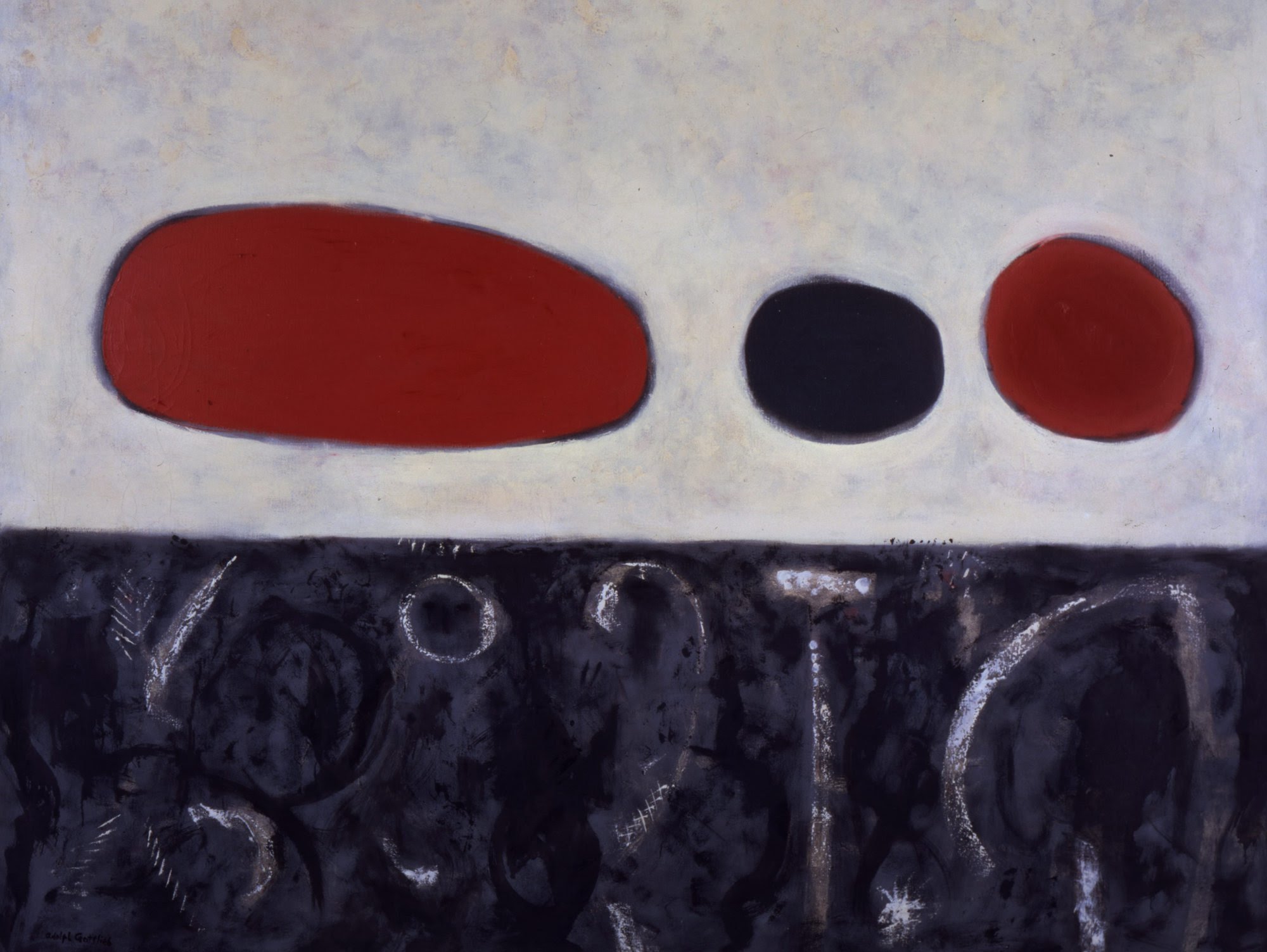  Adolph Gottlieb  Sea and Tide  1952 oil on canvas 60 x 72 inches 