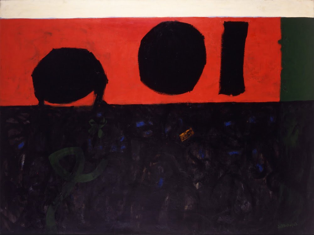  Adolph Gottlieb  Red at Night  1956 oil on canvas 72 x 96 inches 