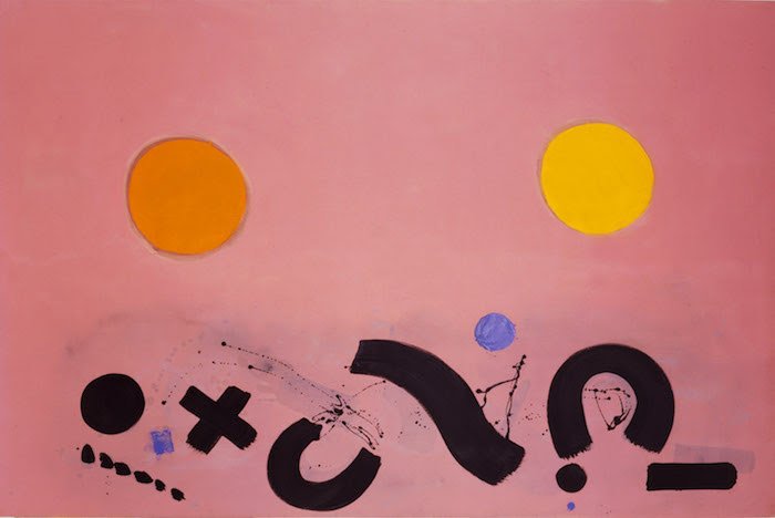  Adolph Gottlieb  Notations  1966 oil on canvas 60 x 90 inches 