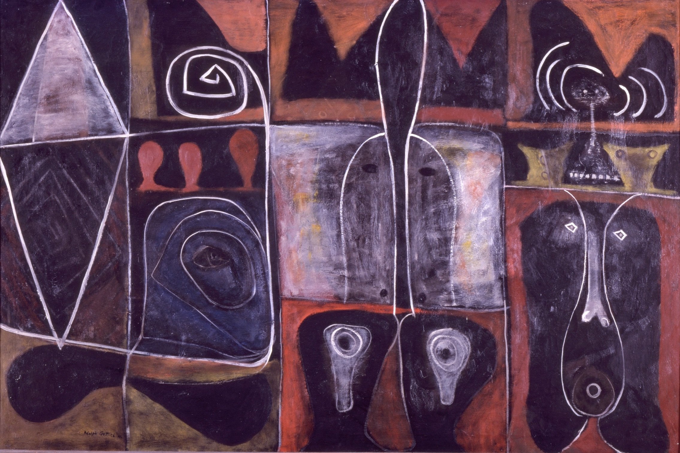 Recurrent Apparition (1946) oil on canvas, 36 x 54"