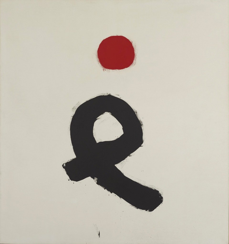 Sign (1962) oil on canvas, 90 x 84"
