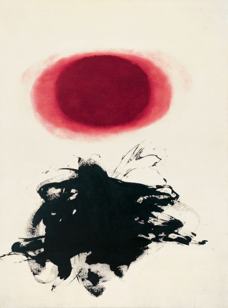 Adolph Gottlieb, "Crimson Spinning" (1959)