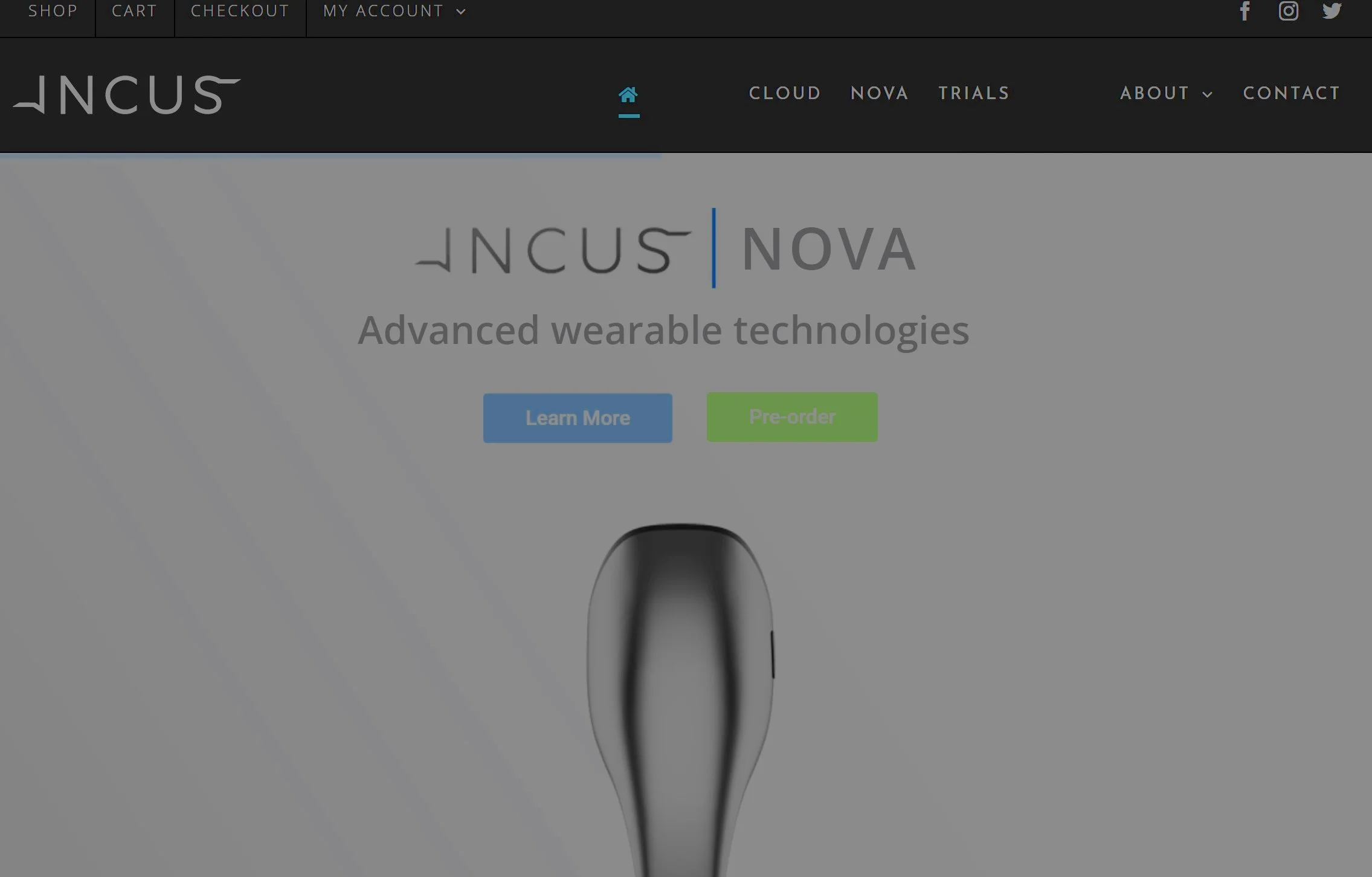 Incus Performance - An integrated platform - advanced Wearable technology 