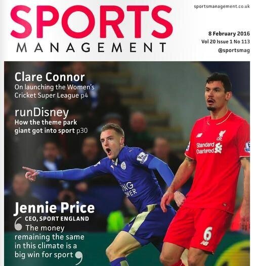 Columnist for Sports Management Magazine 