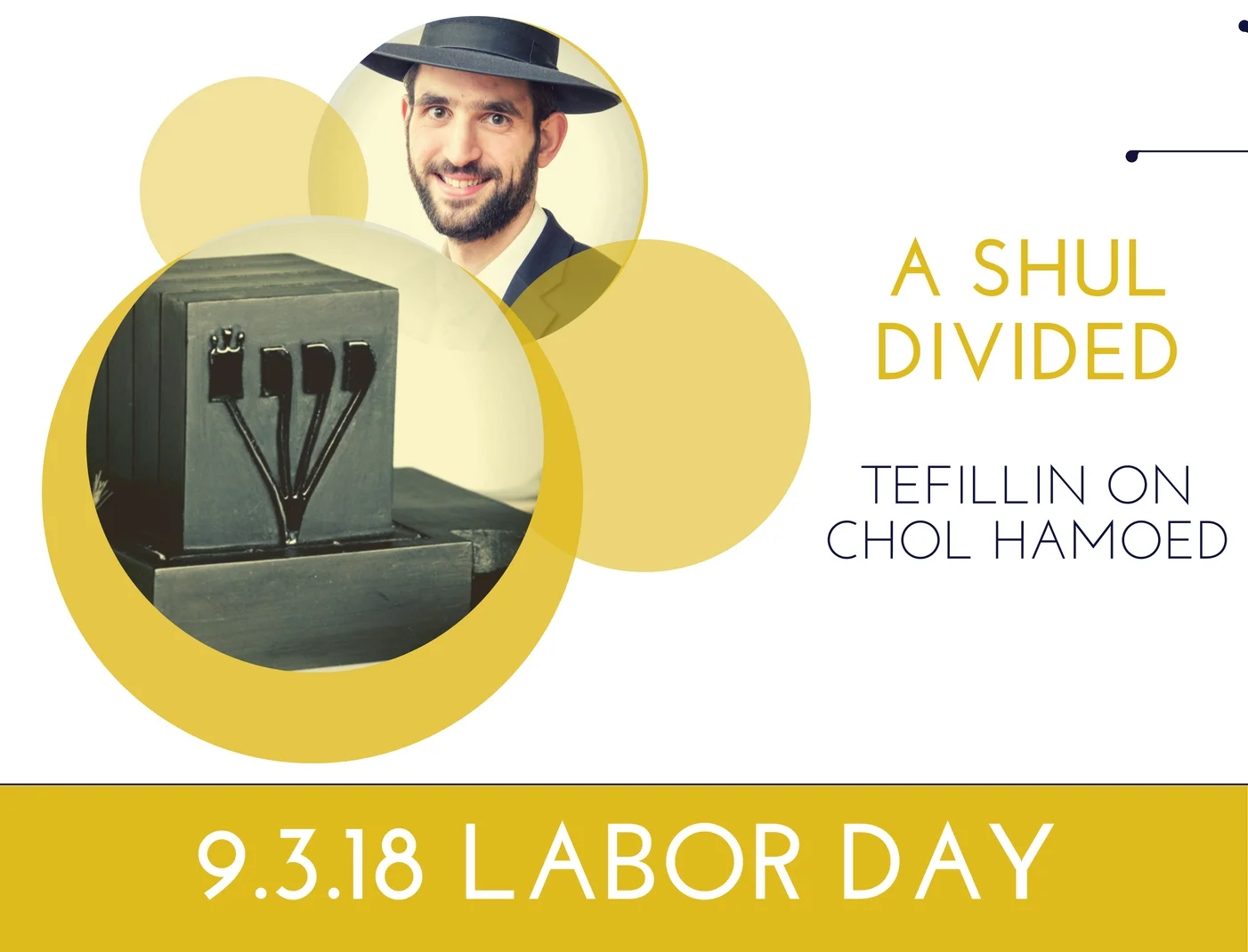 Labor Day Yarchei Kallah: A Shul Divided