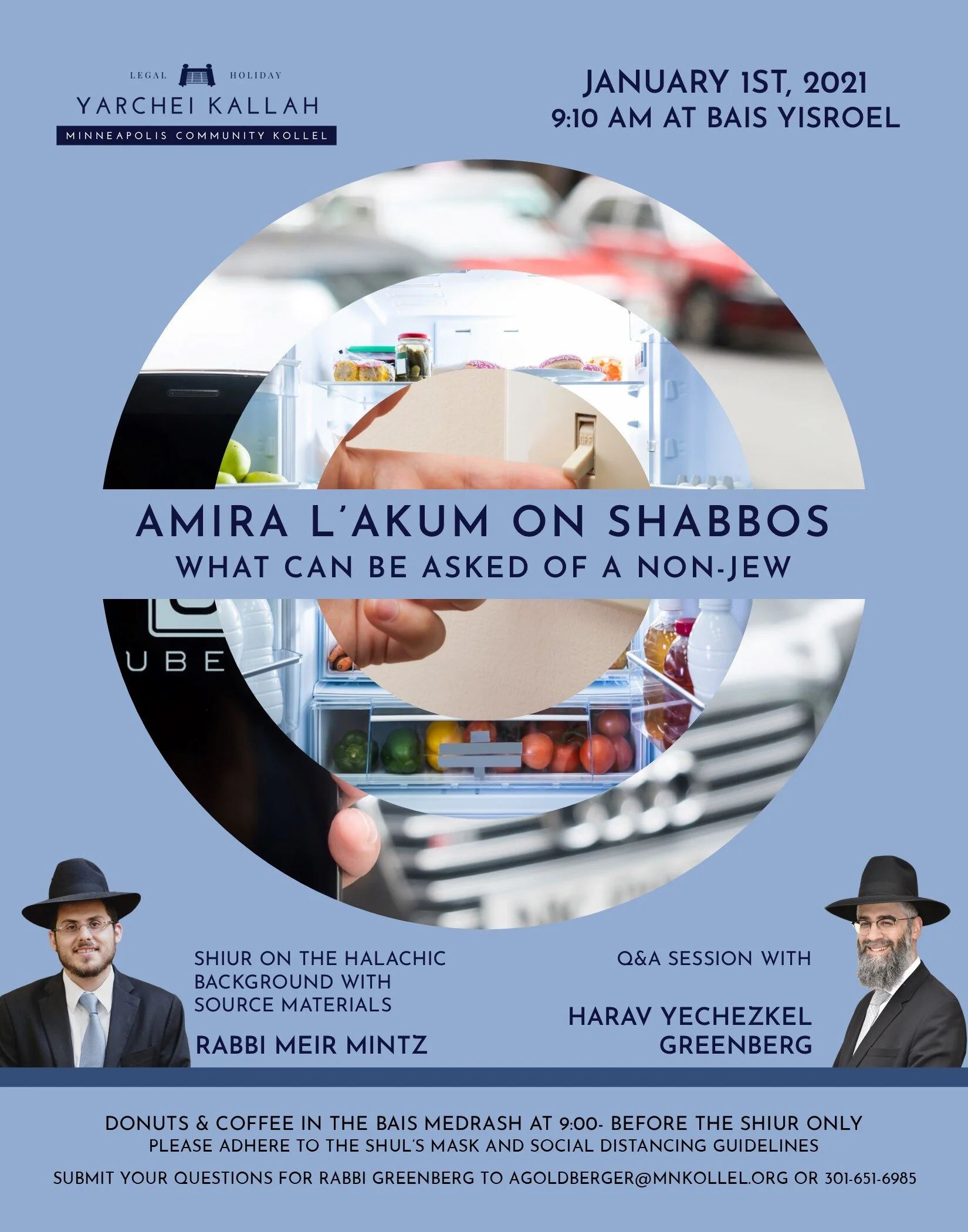 January 1st Yarchei Kallah: Amira L'akum