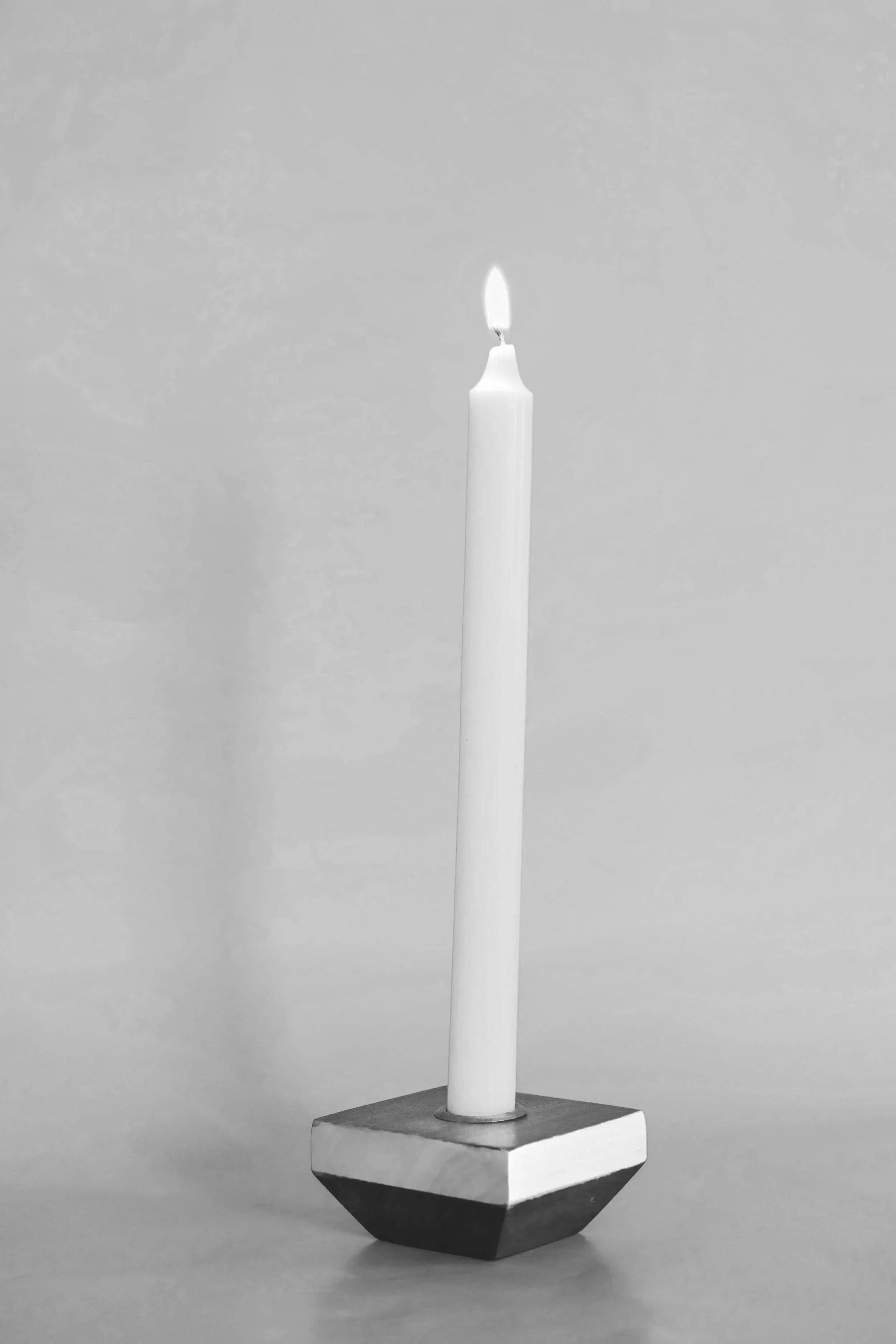 Brown & Orange Cube Candlestick