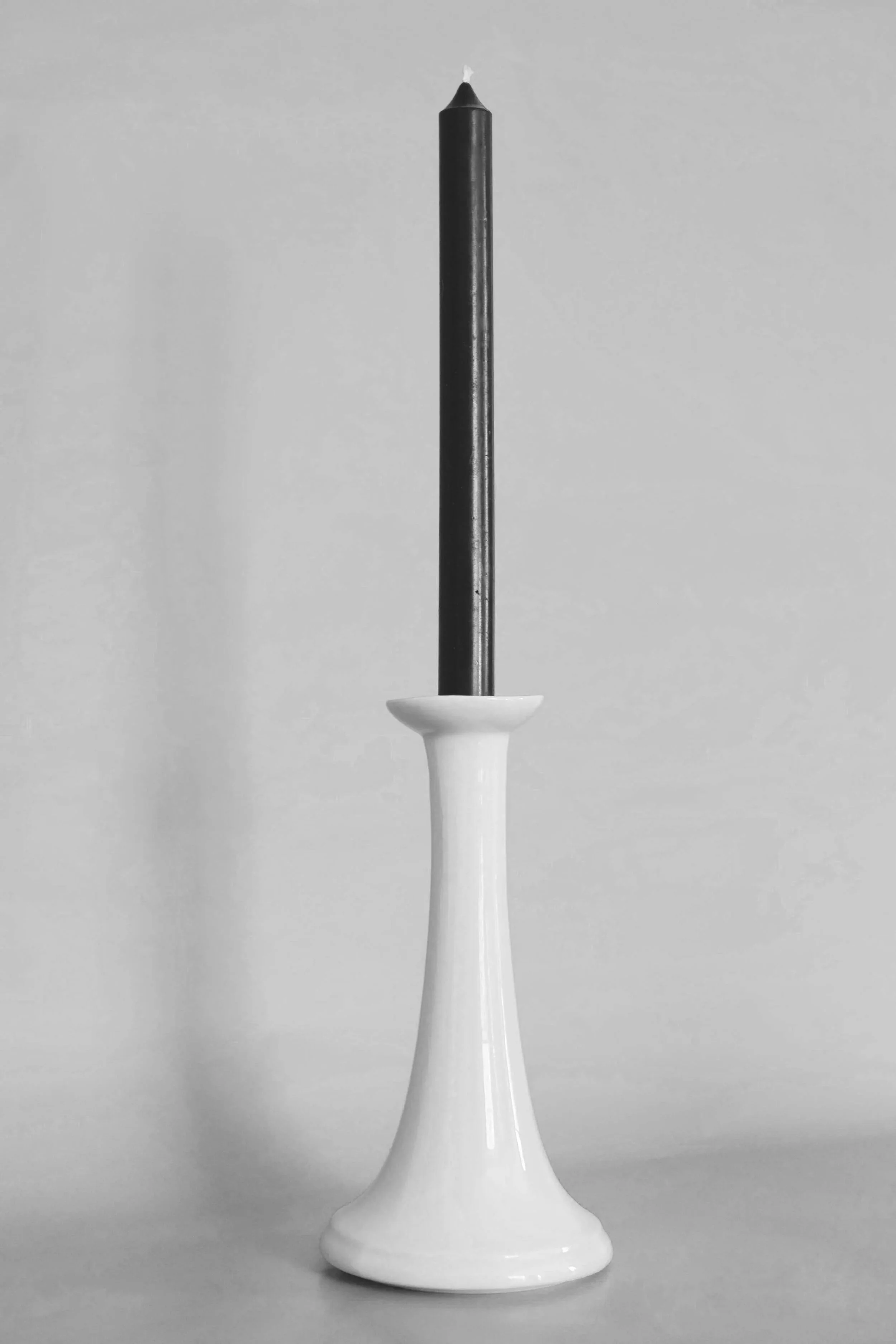 White Ceramic Candleholder