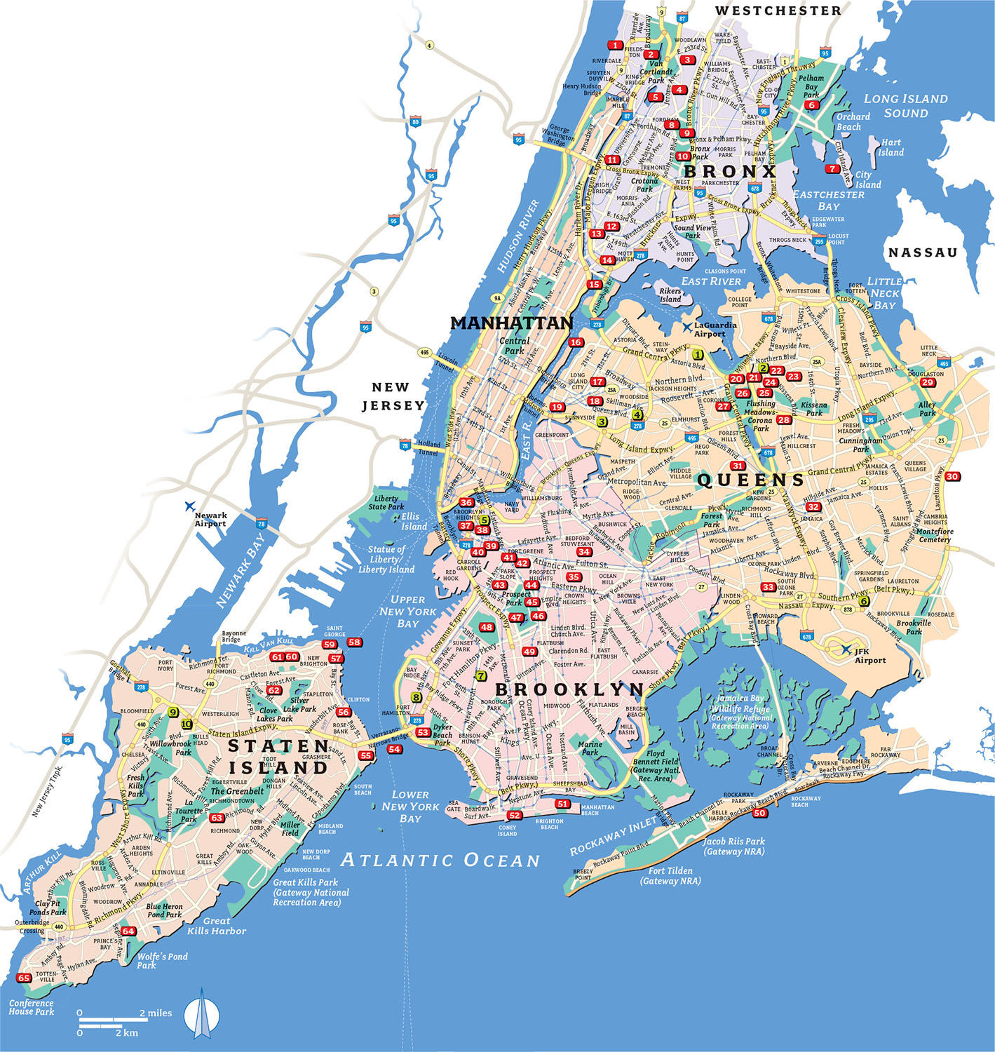 Maps for Travel Guides—NYCVB & Others — David Lindroth Maps
