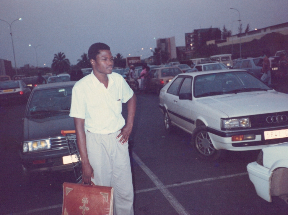 Wisdom's father in Togo. 