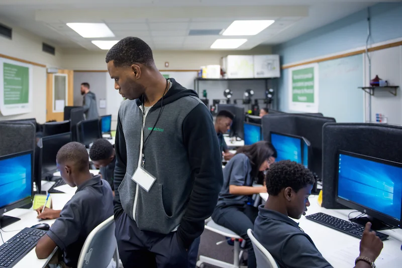 The system was not made to support students of color. So I made a school that did