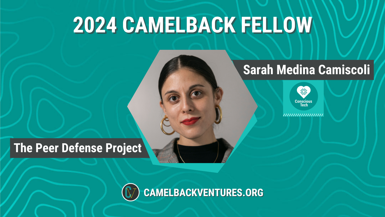 2024 Camelback Education Fellow Sarah Medina Camiscoli, Founding Co-Executive Director of The Peer Defense Project