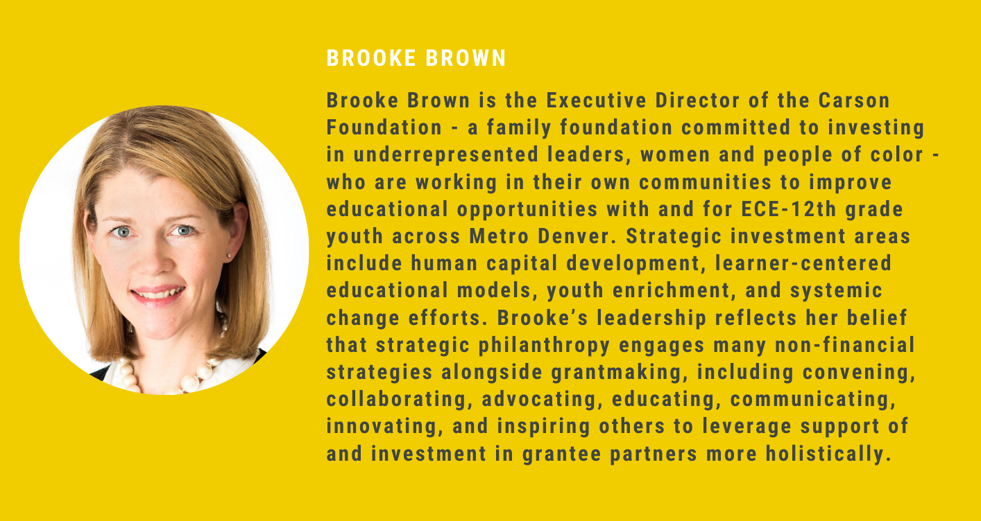 2020 Capital Collaborator and Executive Director of the Carson Foundation Brooke Brown