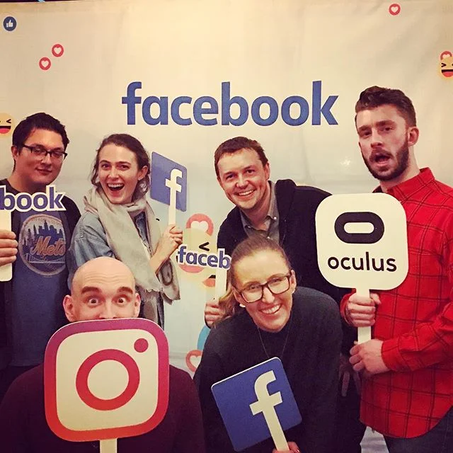 The freshman class of the Facebook media partnerships team. #facebook #work #n00bs #FB #menlopark #MPK