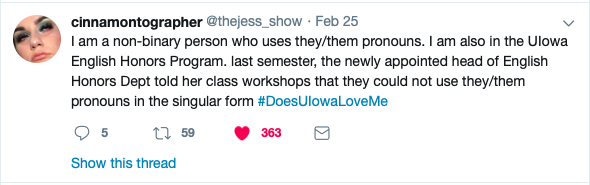 Courtesy of Twitter user @thejess_show