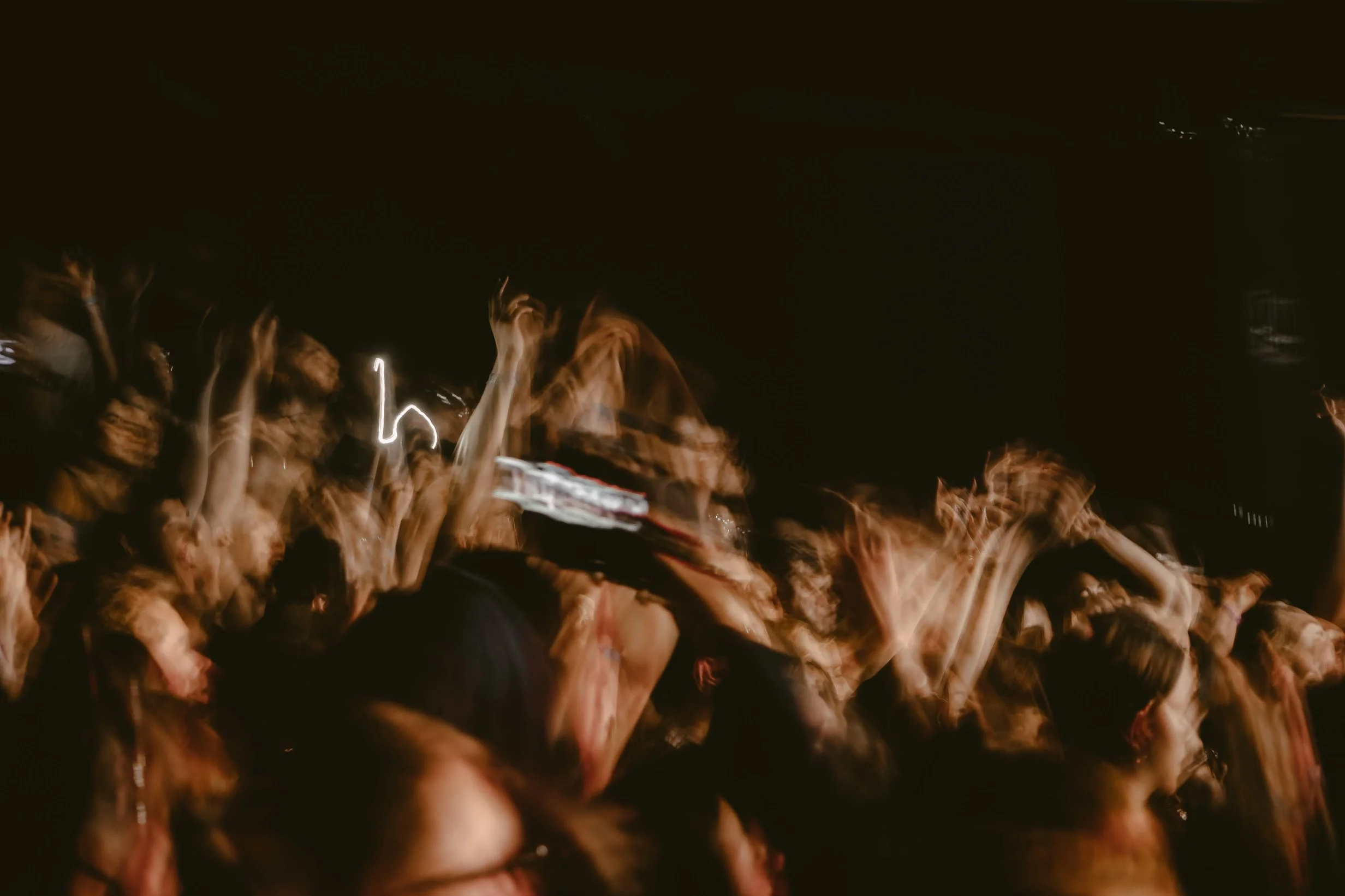 The frenzied crowd electrified by Hippo Campus’s performance. Photo by Kaitlyn Kuker.