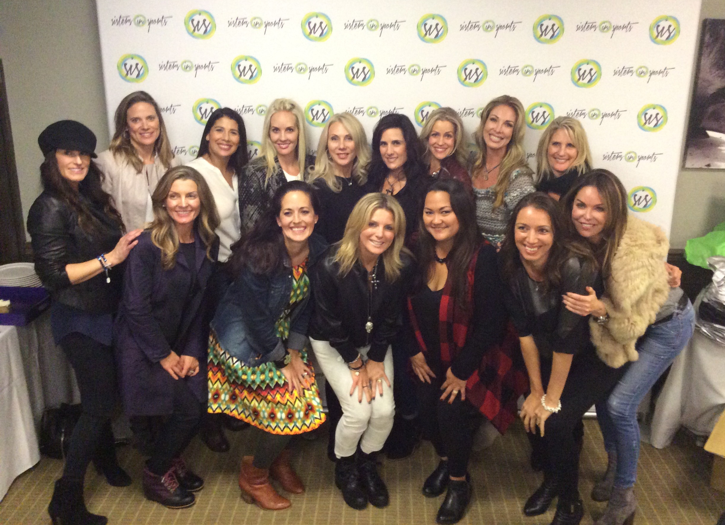 Moyer and ladies at Sisters in Sports event