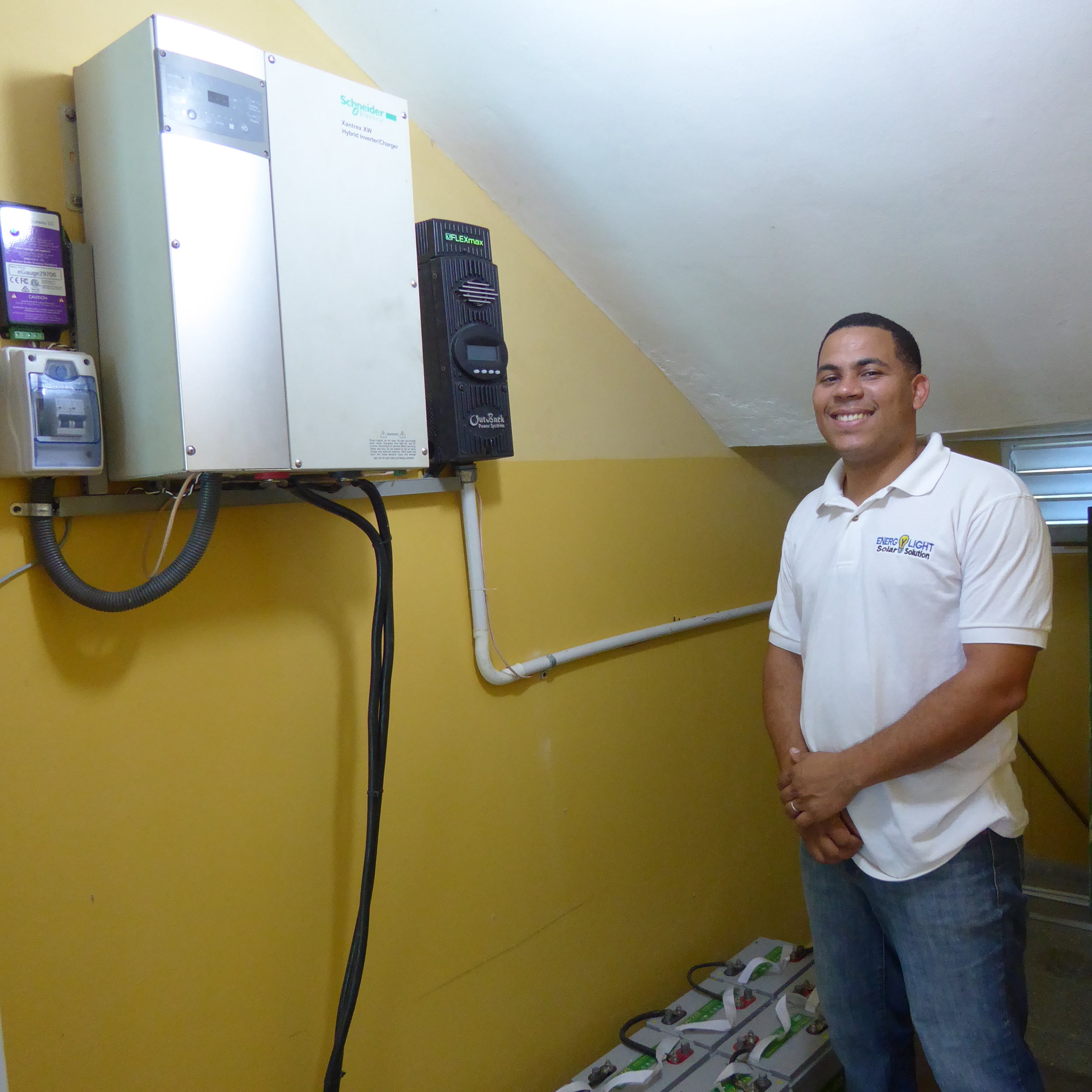  Erickson showing off his work, and proud of it! 