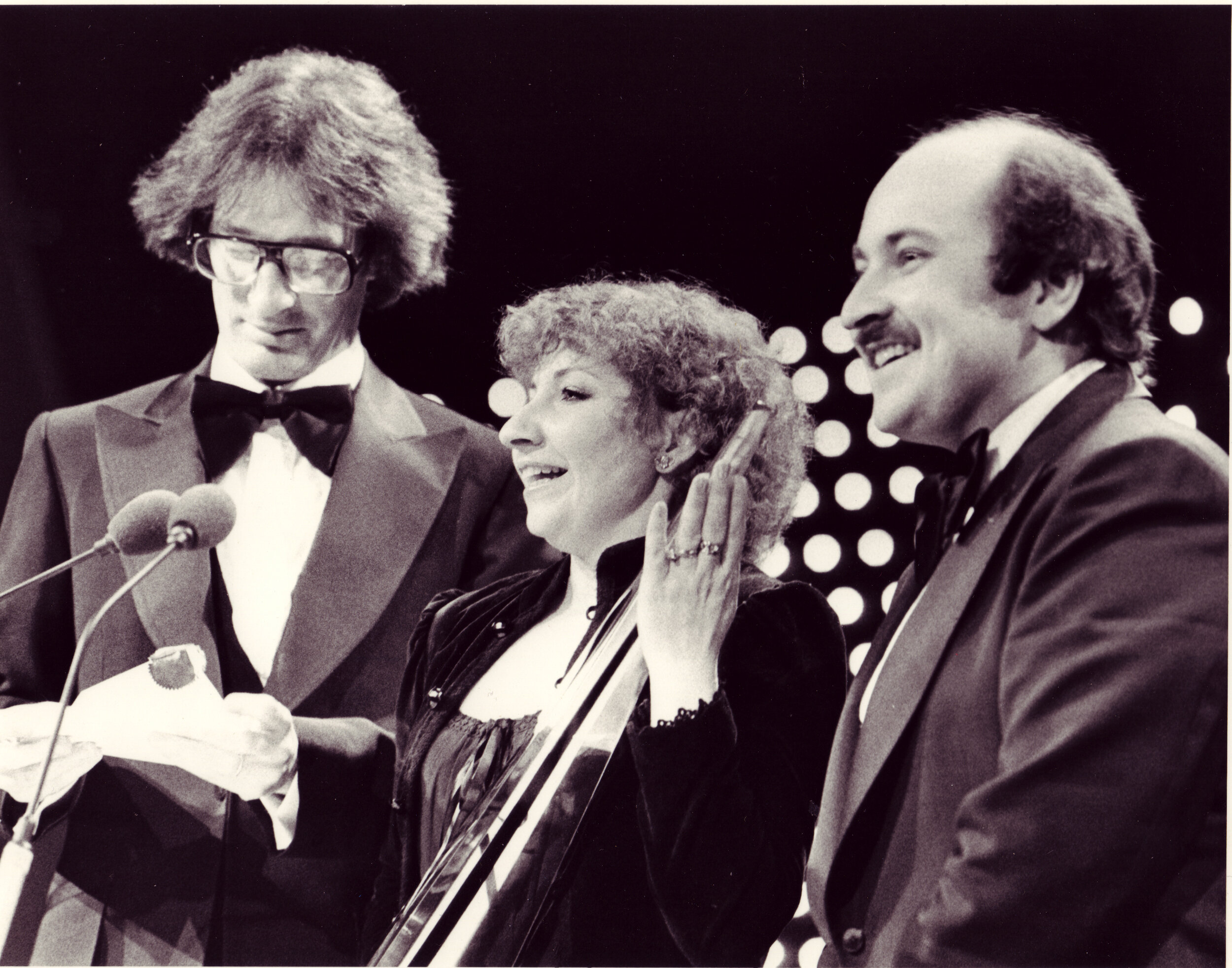 1978 - Winning a Juno Award with Don Ferguson, Luba Goy, Roger Abbott.jpg