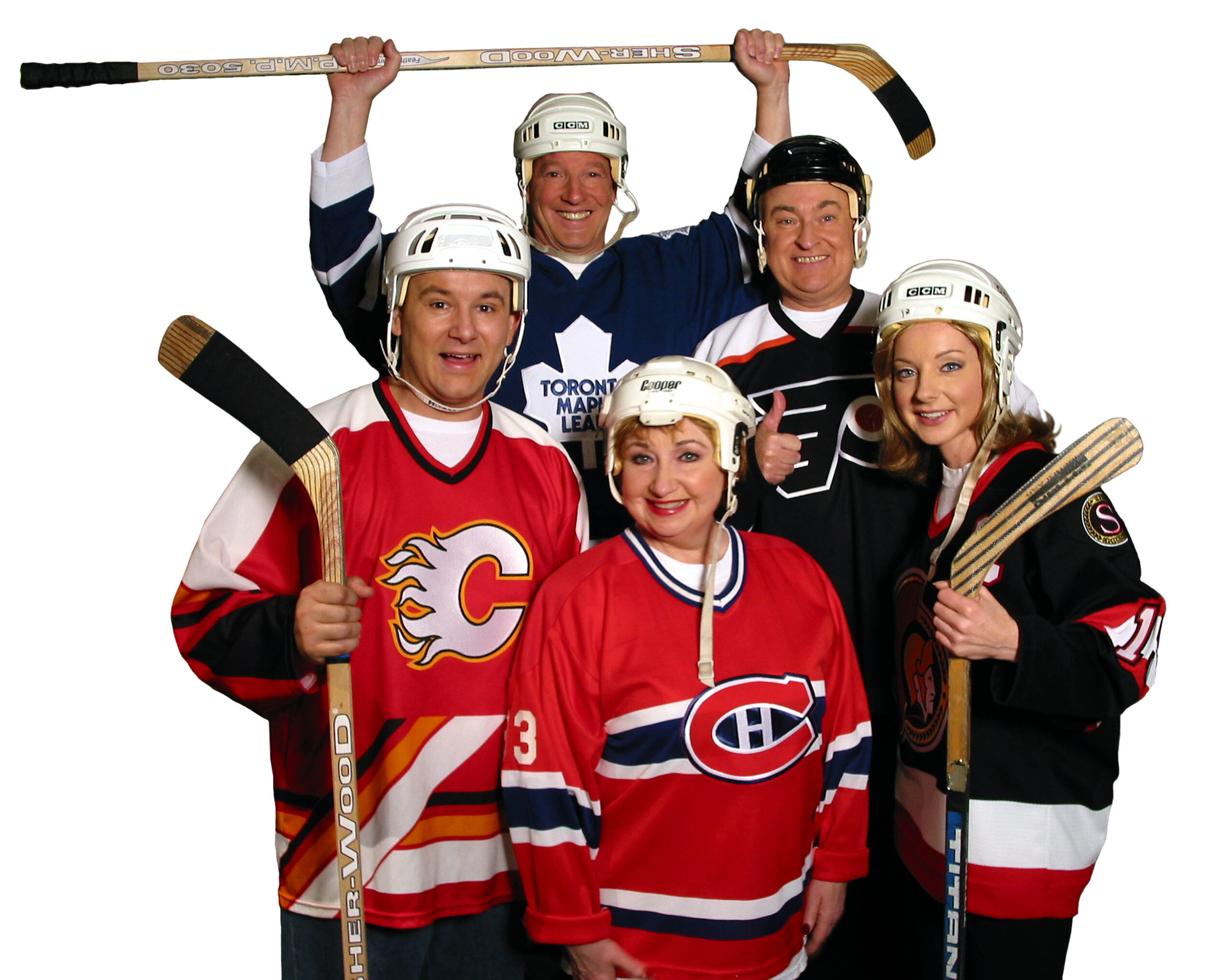 2005 - Hockey - Craig Lauzon, Don Ferguson, Luba Goy, Roger Abbott, Jessica Holmes.jpg