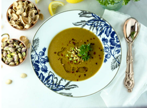 Creamy Cauliflower and Leek Soup