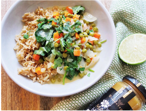 Why Manuka?? Spring Green Curry with Wedderspoon