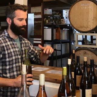 David Teixeira, host and owner of Lusu Cellars.