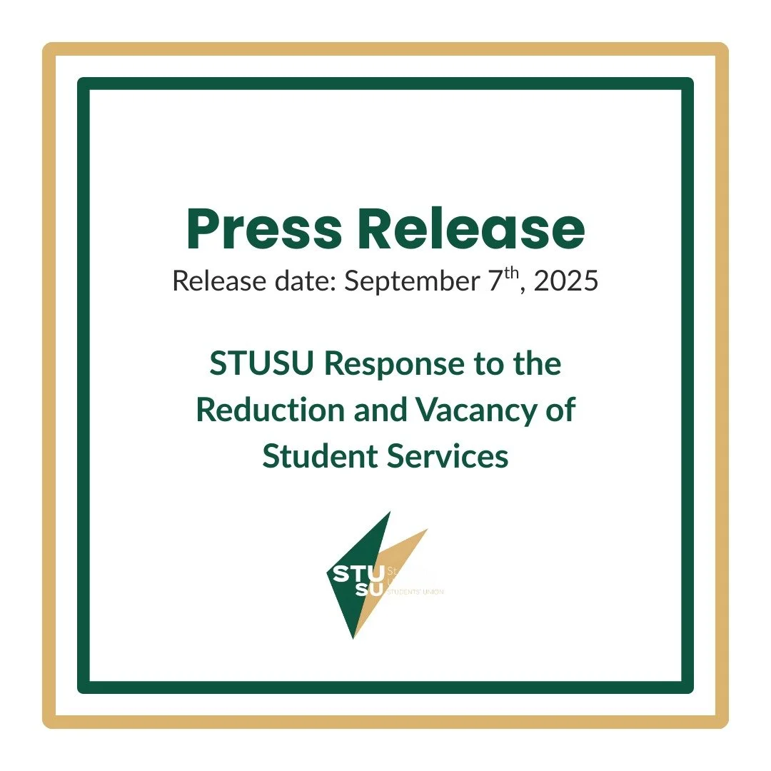 STUSU Response to the Reduction and Vacancy of Student Services