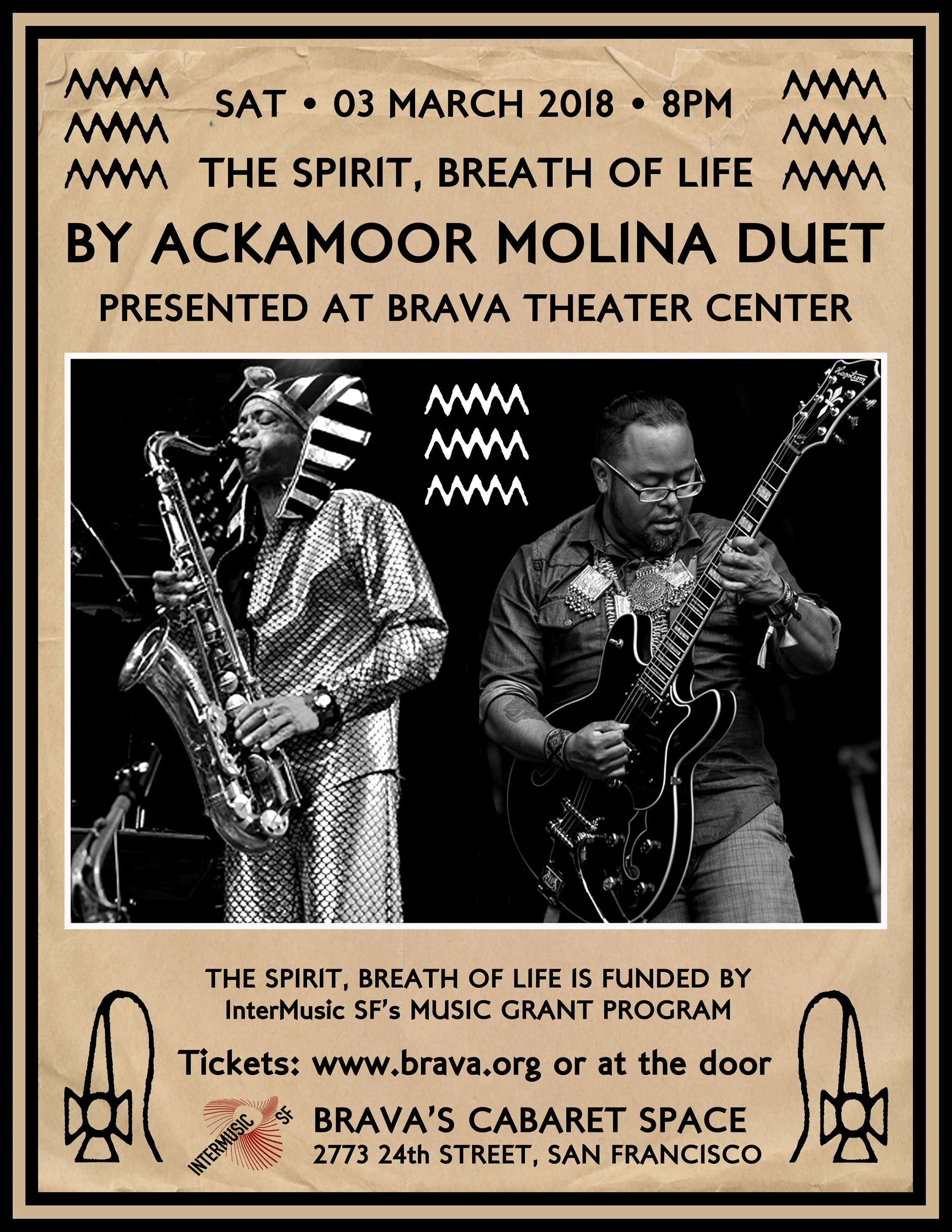 The Spirit, Breath of Life: by Ackamoor Molina Duet