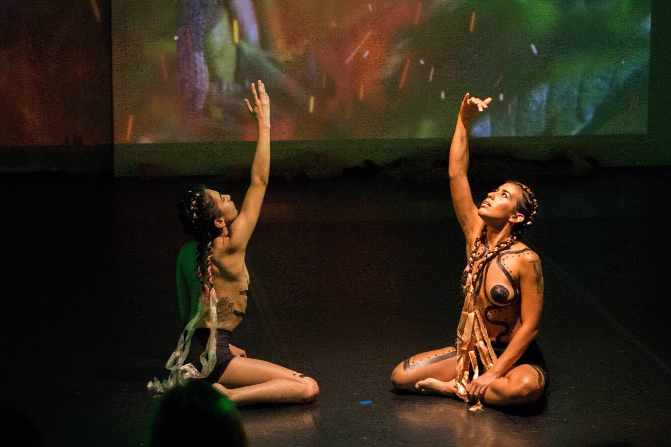 Andreína Maldonado with Valery Mendez. Photo by Woody