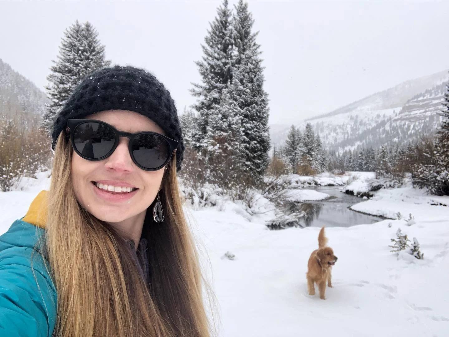 Love our snowy river trail walks ❄️

#telluride #telluridecolorado #sanmiguelcounty #coronaviruspandemic #stayhomestaysafe 
#selfisolation #luckyweliveintelluride #communitylove #smalltownbigheart 
#mountaincommunity