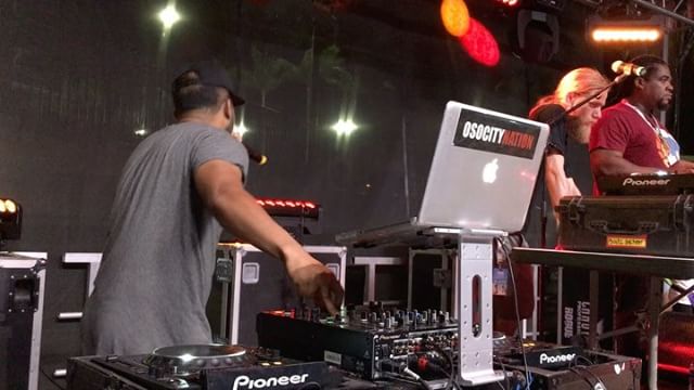 DJ OCity rocking @fiuspcbbc #BayFest