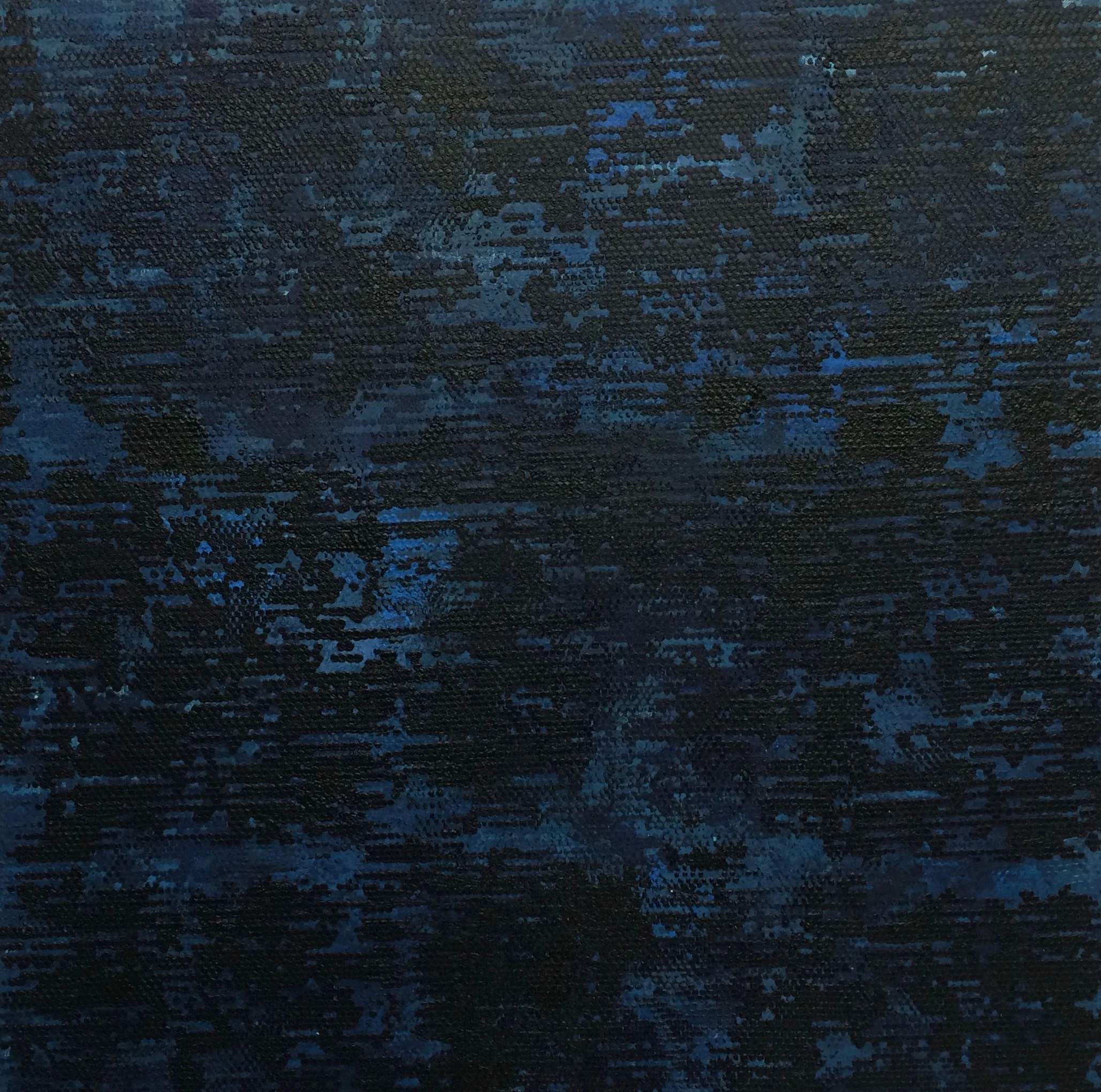 26. Manheimer_ Dark Blue Dot Matrix, 2014, 30%22 x 30%22, acrylic on canvas.jpg