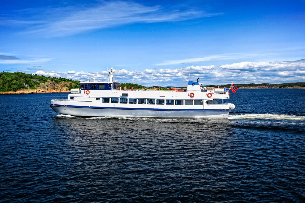 Dette er båten vi reiser med på Hvaler og i den svenske skjærgården.