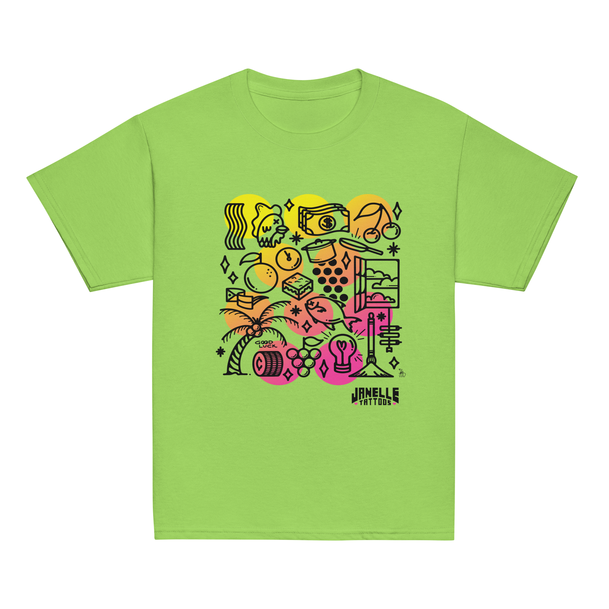 youth-classic-tee-lime-front-6939b8361fff8.png