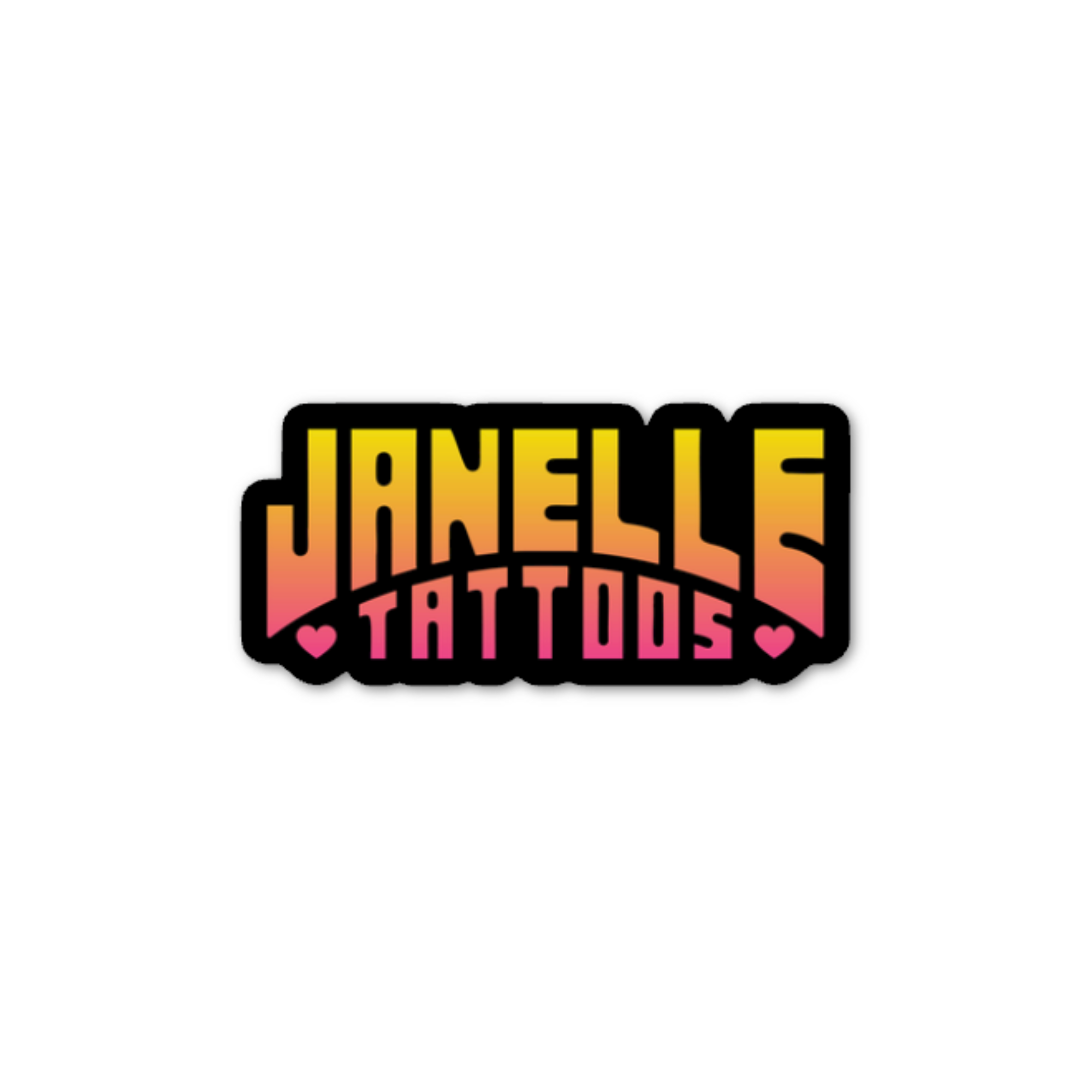 Janelle Tattoos Sticker
