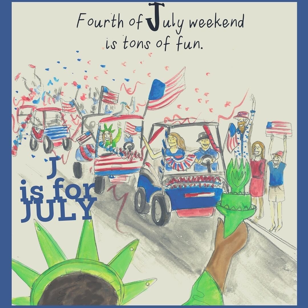 J is for JULY!  Time flies when you&rsquo;re having fun. July is almost here, which means the FOURTH OF JULY!  What&rsquo;s your favorite thing to do on the fourth? Tag us and you will be entered in our summer giveaway.  @atozchildrensbooks  @circa.d