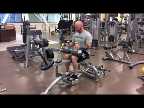 Hoist plate-loaded Seated Calf